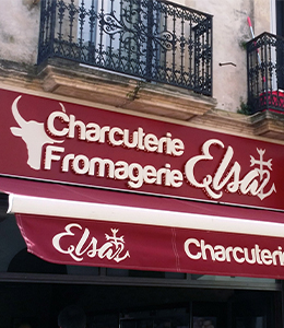 Lettres retro éclairées